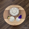 220cc celadon and white porcelain two-color tea set with a tea whisk, tea cups, tea saucers, coffee cups and ceramic cups details Picture